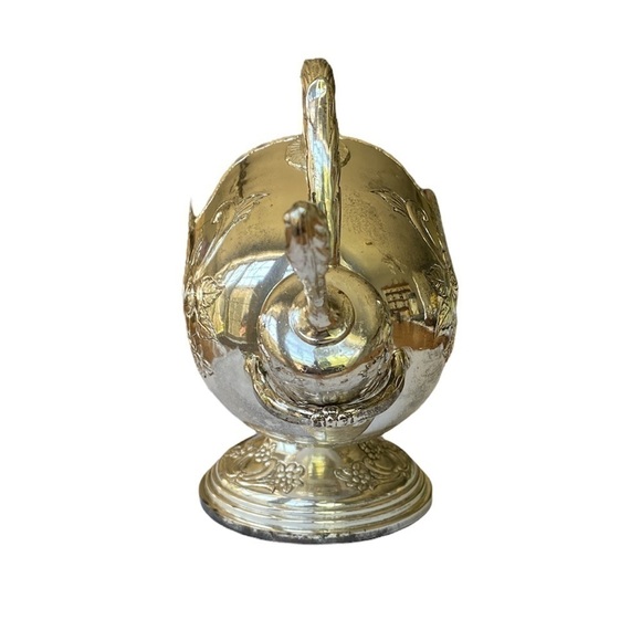 Vintage Raimond Sugar Scuttle with Scoop Silver plate with Zinc Alloy Lining - Picture 2 of 7